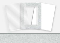 Pkg 166: Glass, Foamboard, and Mat #0964 (Silver Florentine) with 2 inch Border